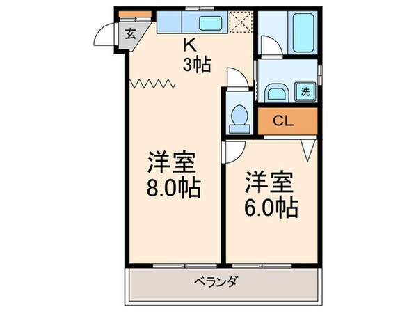 ドリーム呉服町の物件間取画像